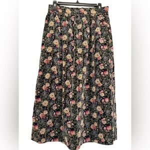 Vintage Jane Schaffhausen Velvet Skirt